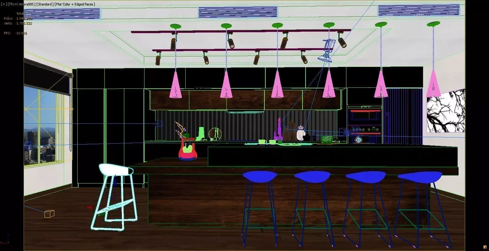 Anthracite Kitchen 3D model 3D model_6