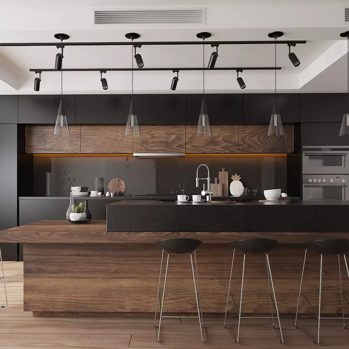 Anthracite Kitchen 3D model 3D model_15