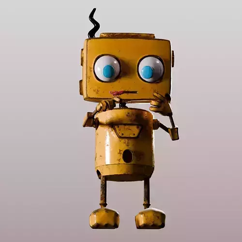 Retro Stylized Robot