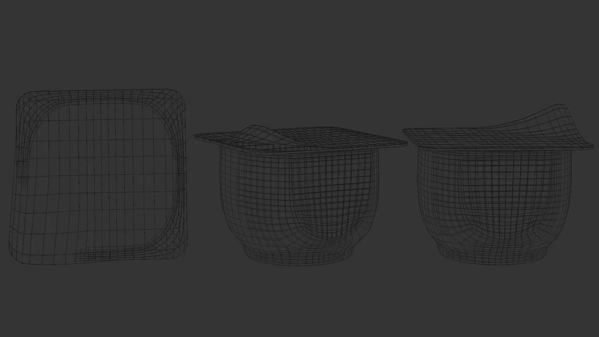 Pistachio yogurt vending machine  Low-poly 3D model_14