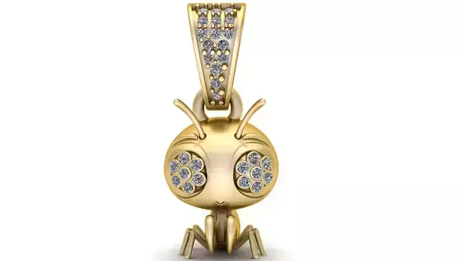 Insect Pendant 3D Printable Model