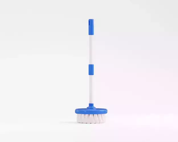Cartoon broom