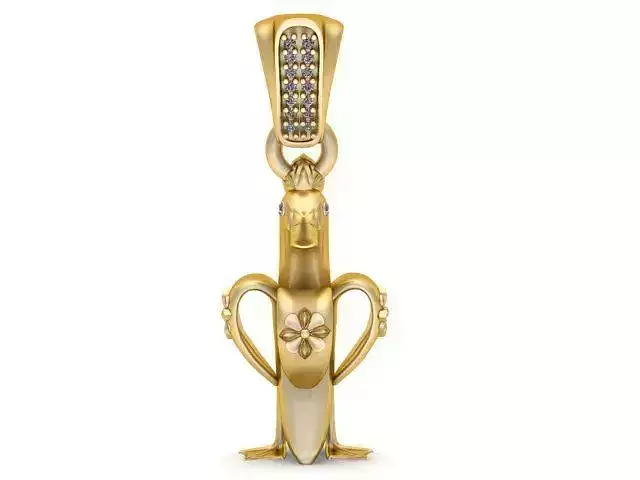 Bird Pendant 3D Printable Model