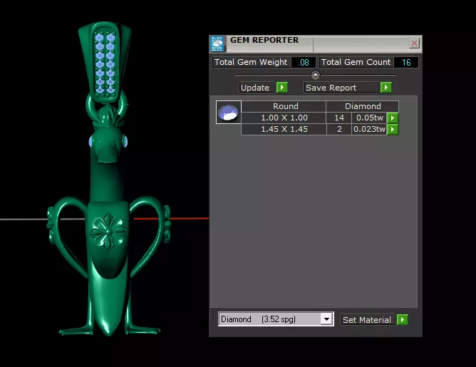 Bird Pendant 3D Printable Model 3D print model_5