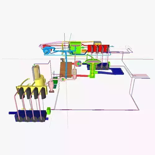 Wood gas fed AT IC motor