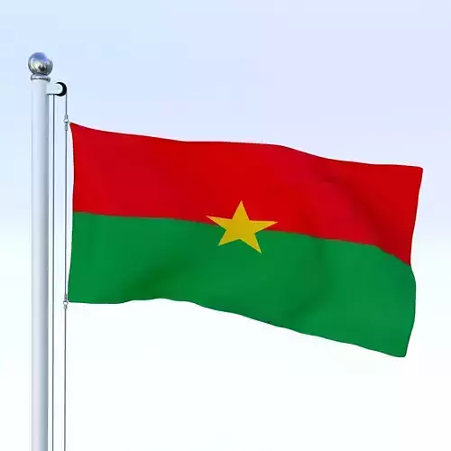 Animated Burkina Faso Flag