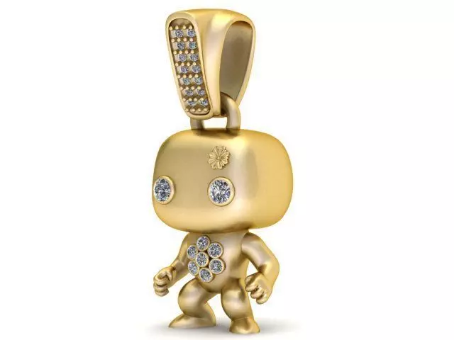 Character Pendant 3D Printable Model 3D print model_1