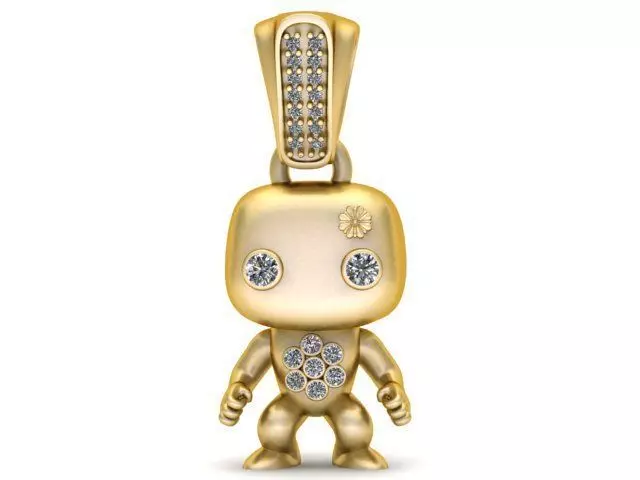 Character Pendant 3D Printable Model 3D print model_0