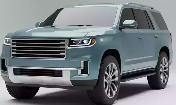 Contemporary SUV in Metallic Blue