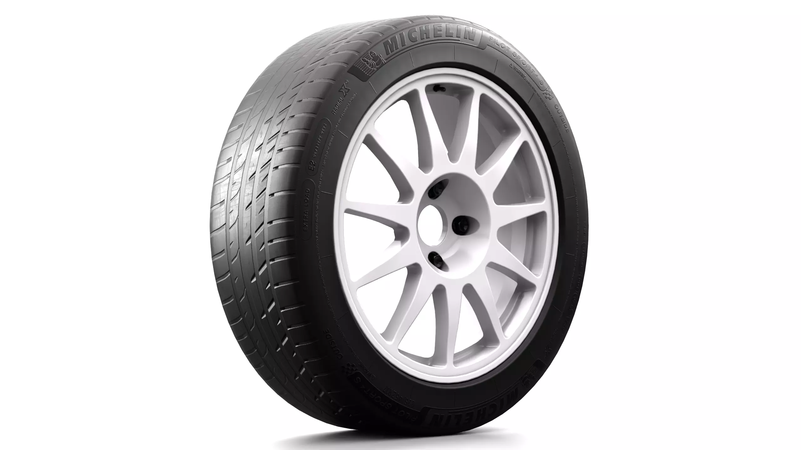Tarmac Car Wheel 1 3D model
