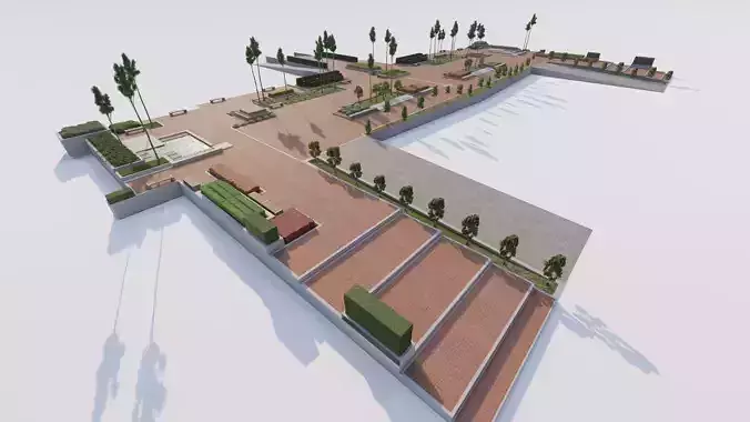 public park-Private Park Landscape 