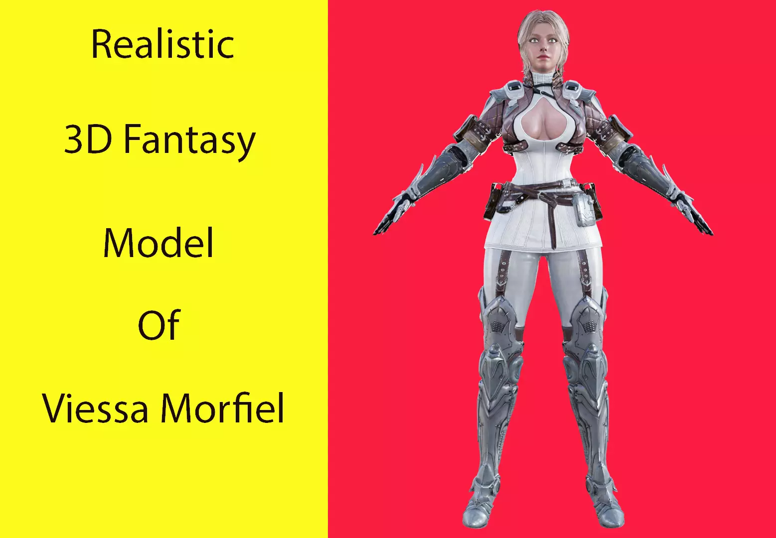 Viessa Morfiel Low-poly 3D model
