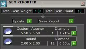 Asscher Diamond Ring 3D print model_14