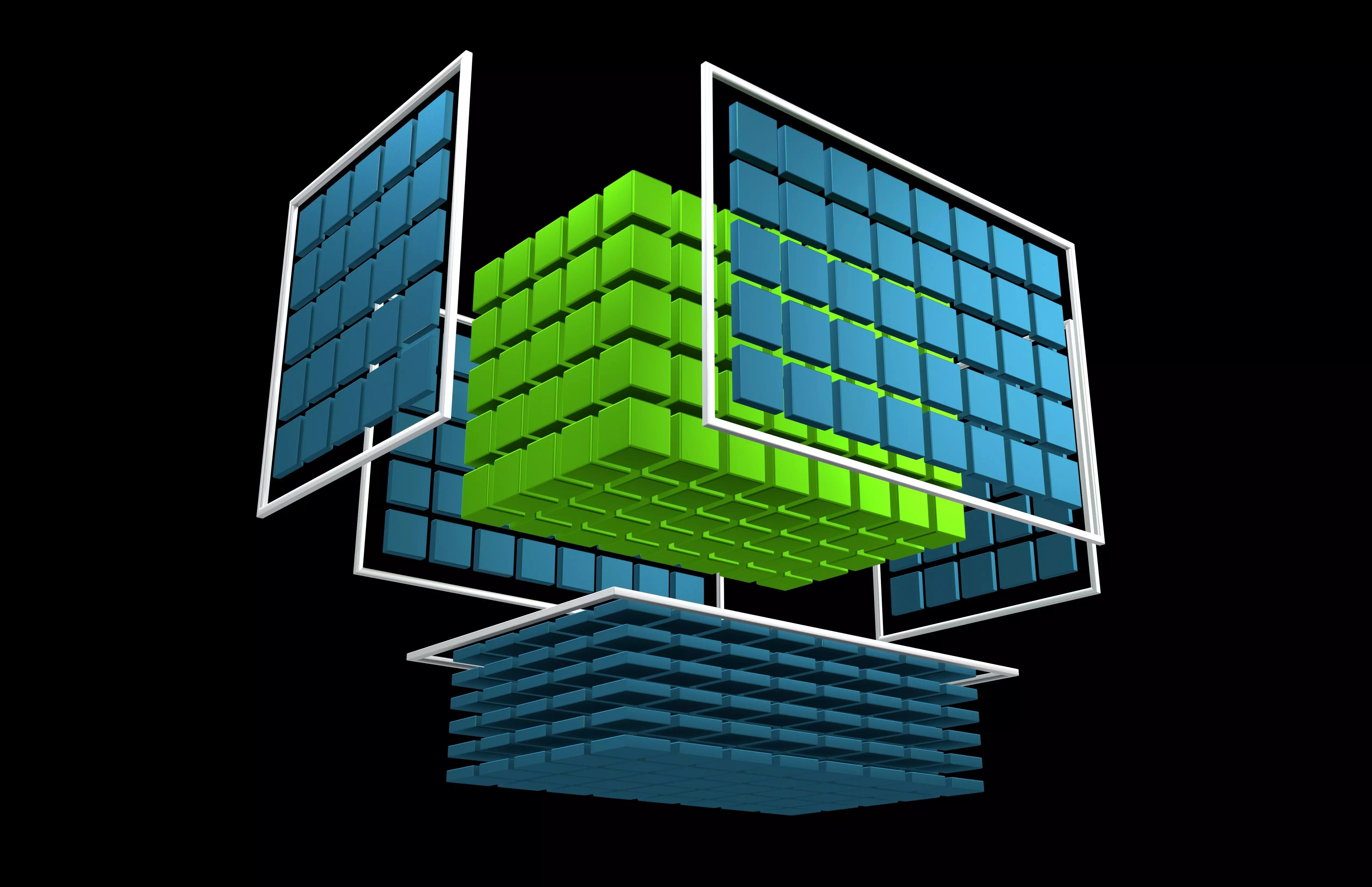 Tensor Operations Concept Model v1 005 Low-poly 3D model_3