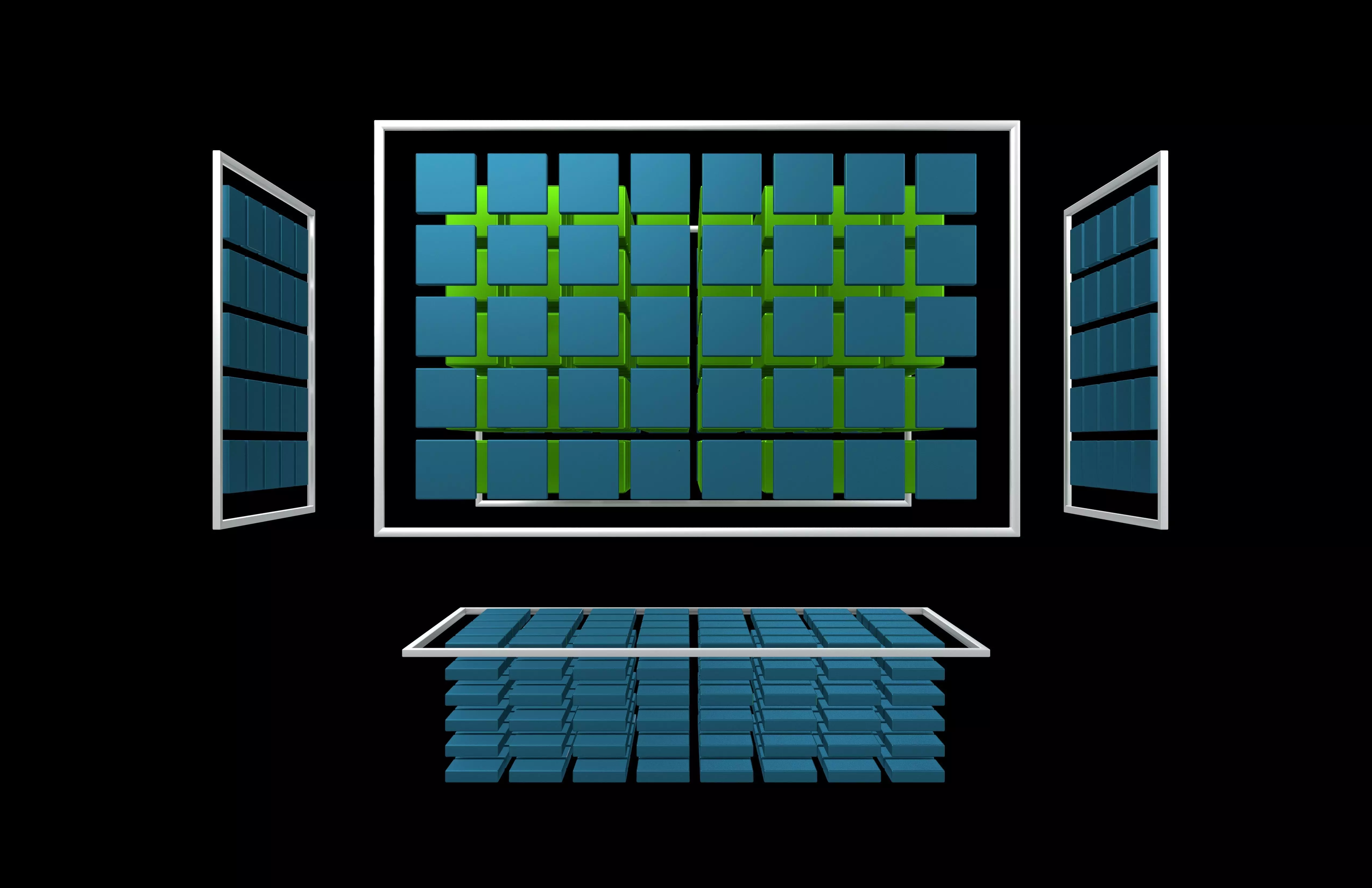 Tensor Operations Concept Model v1 005 Low-poly 3D model_1