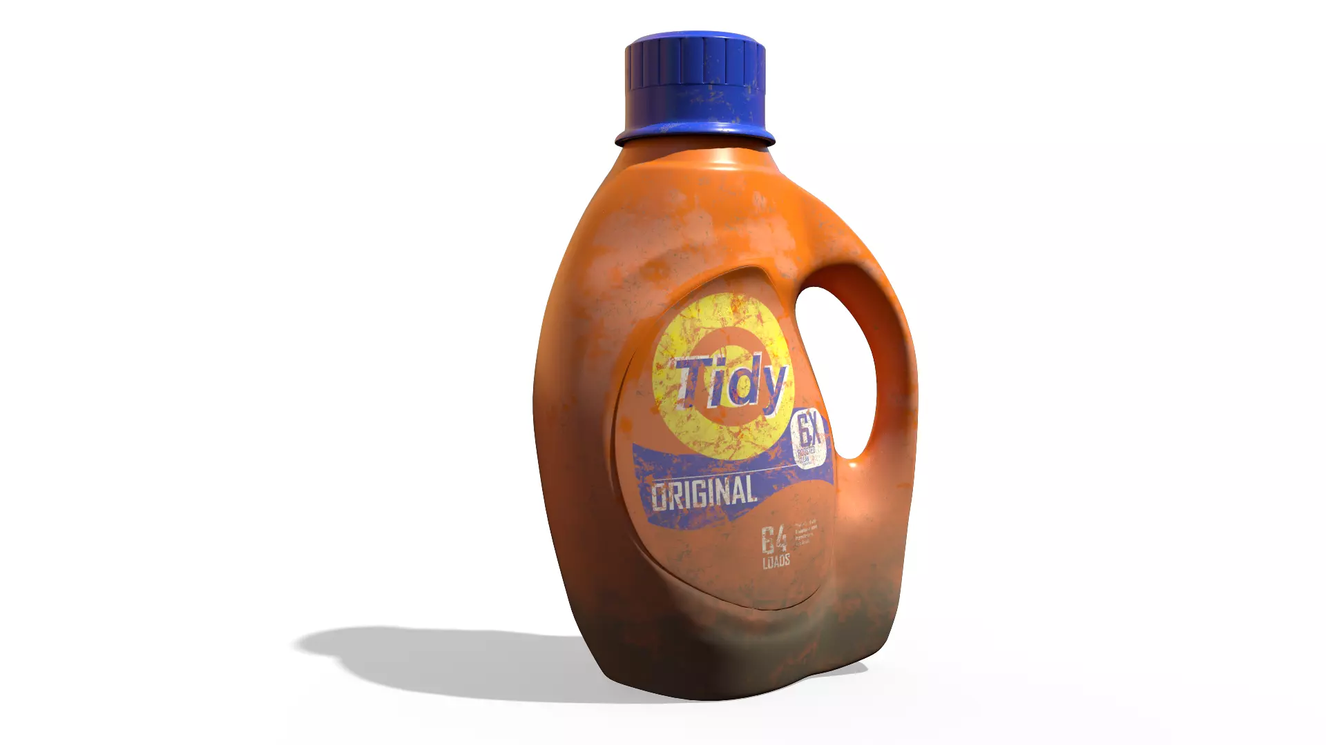 3D Dirty Laundry Soap Bottle Free 3D model