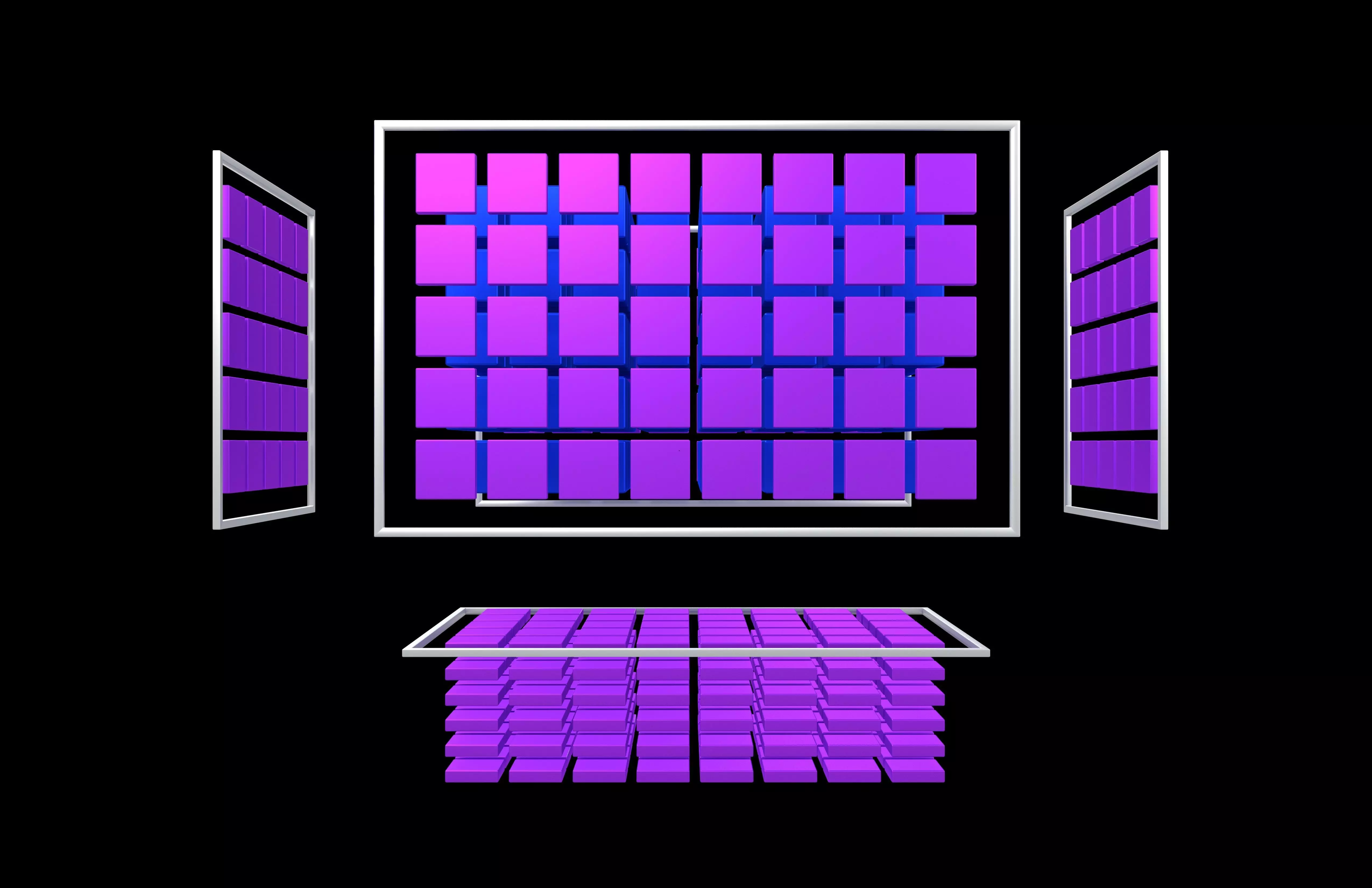 Tensor Operations Concept Model v1 006 Low-poly 3D model_1