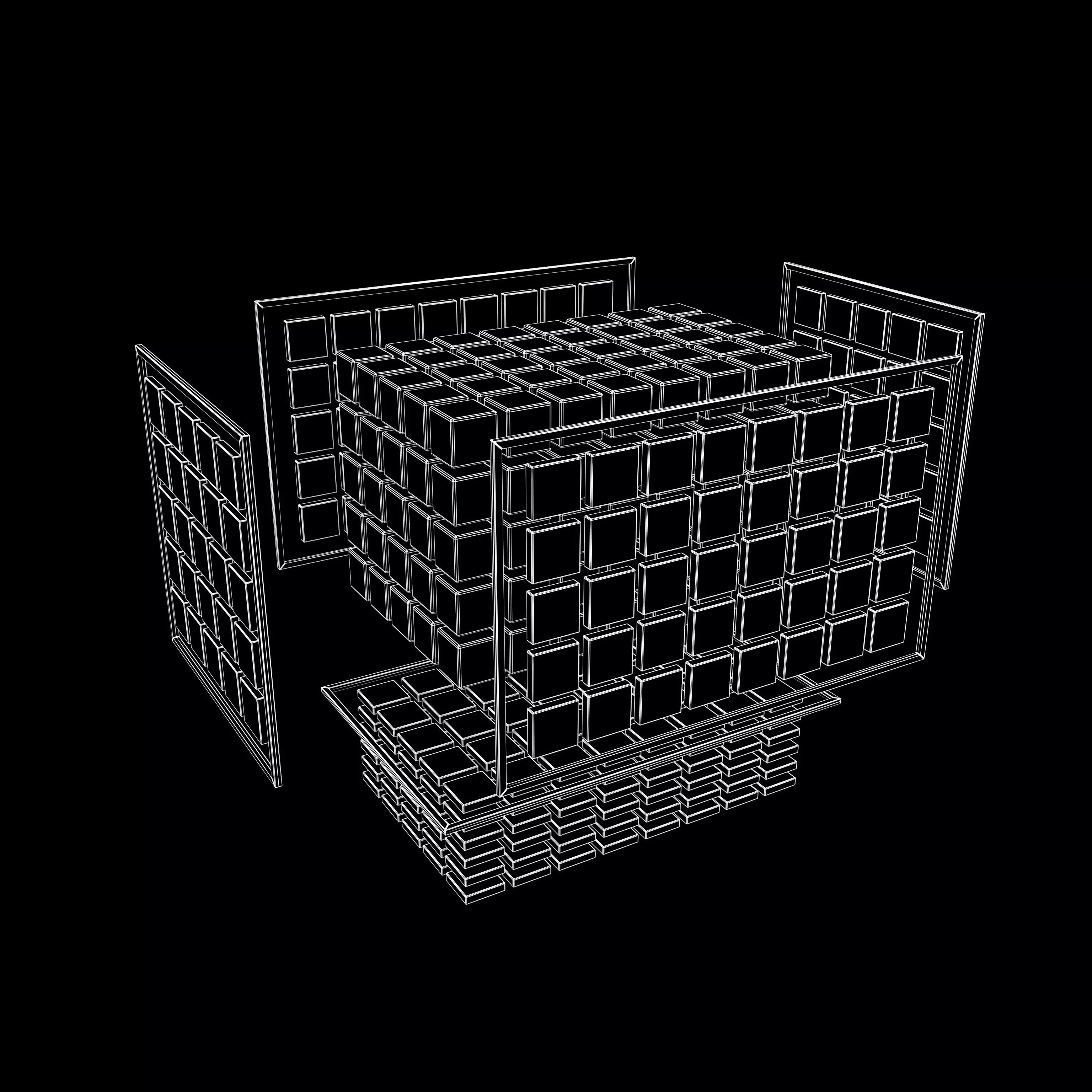 Tensor Operations Concept Model v1 006 Low-poly 3D model_4