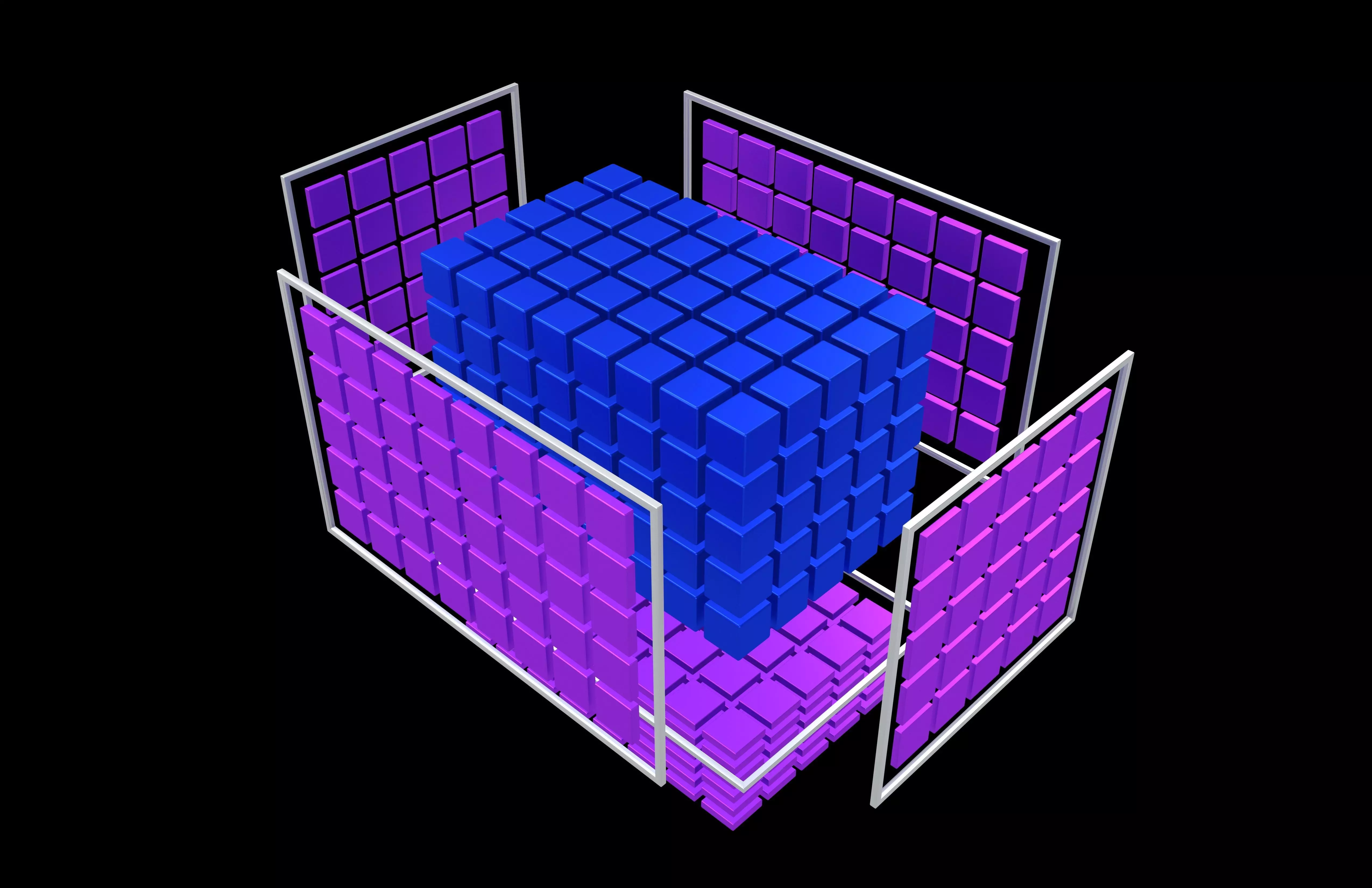 Tensor Operations Concept Model v1 006 Low-poly 3D model_2