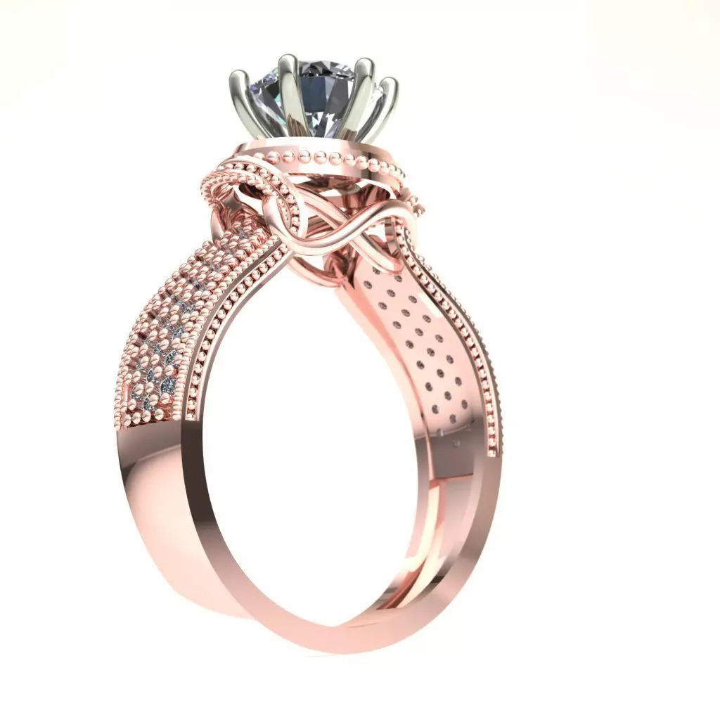 new design ring 3D print model_5
