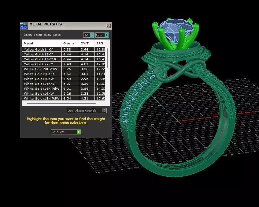 new design ring 3D print model_4