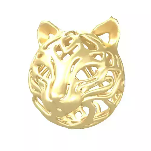 Abstract Cat Head Shape Decoration v1 005