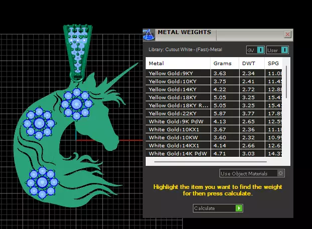 Unicorn Pendant 3D Printable Model 3D print model_7