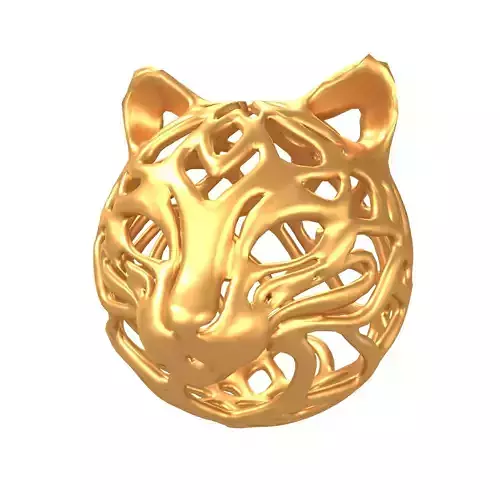 Abstract Cat Head Shape Decoration v1 008