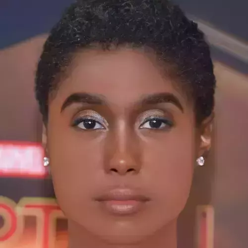 Lashana Lynch Head - No Hair - Low poly head for game