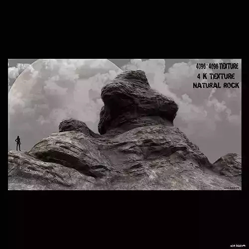Rock natural Low-poly 3D model