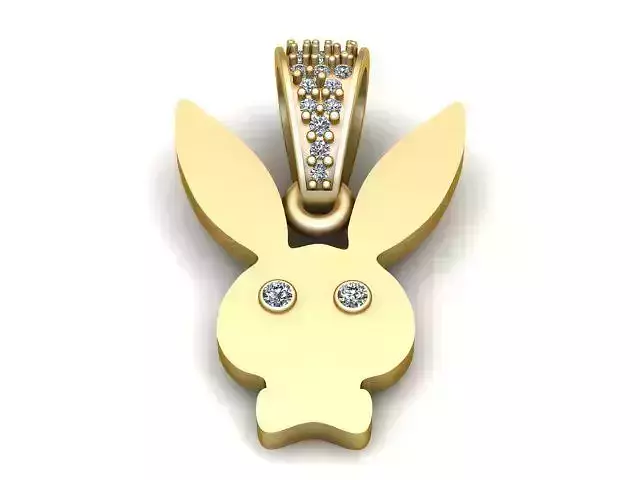 Bunny Face Pendant