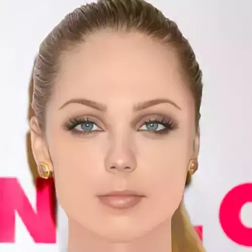 Laura Vandervoort Head - No Hair - Low poly head for game