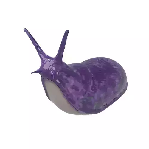 Cartoon Slug Character v1 004