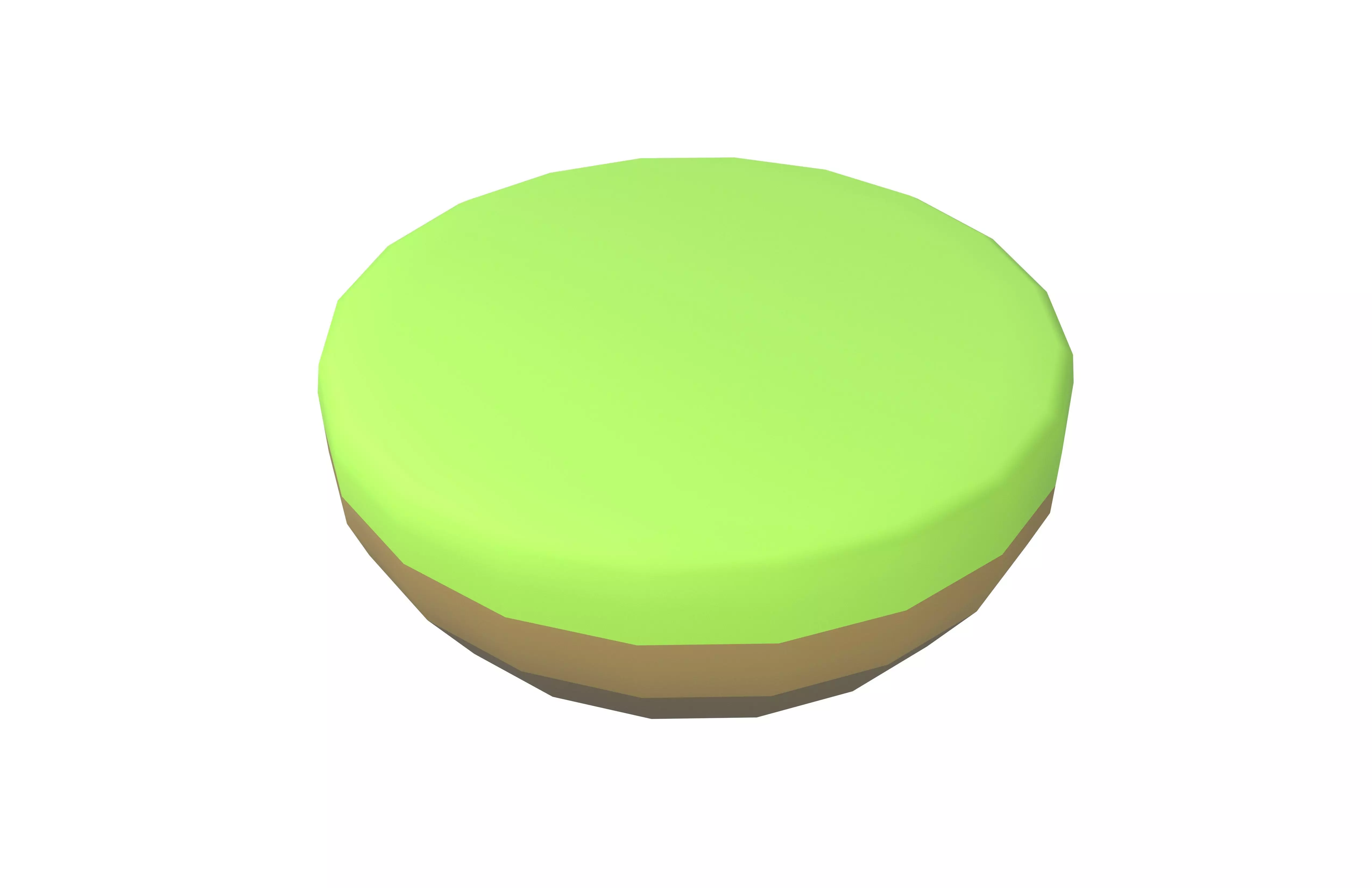 Jumping Game Rock Platform v1 001 Low-poly 3D model_1