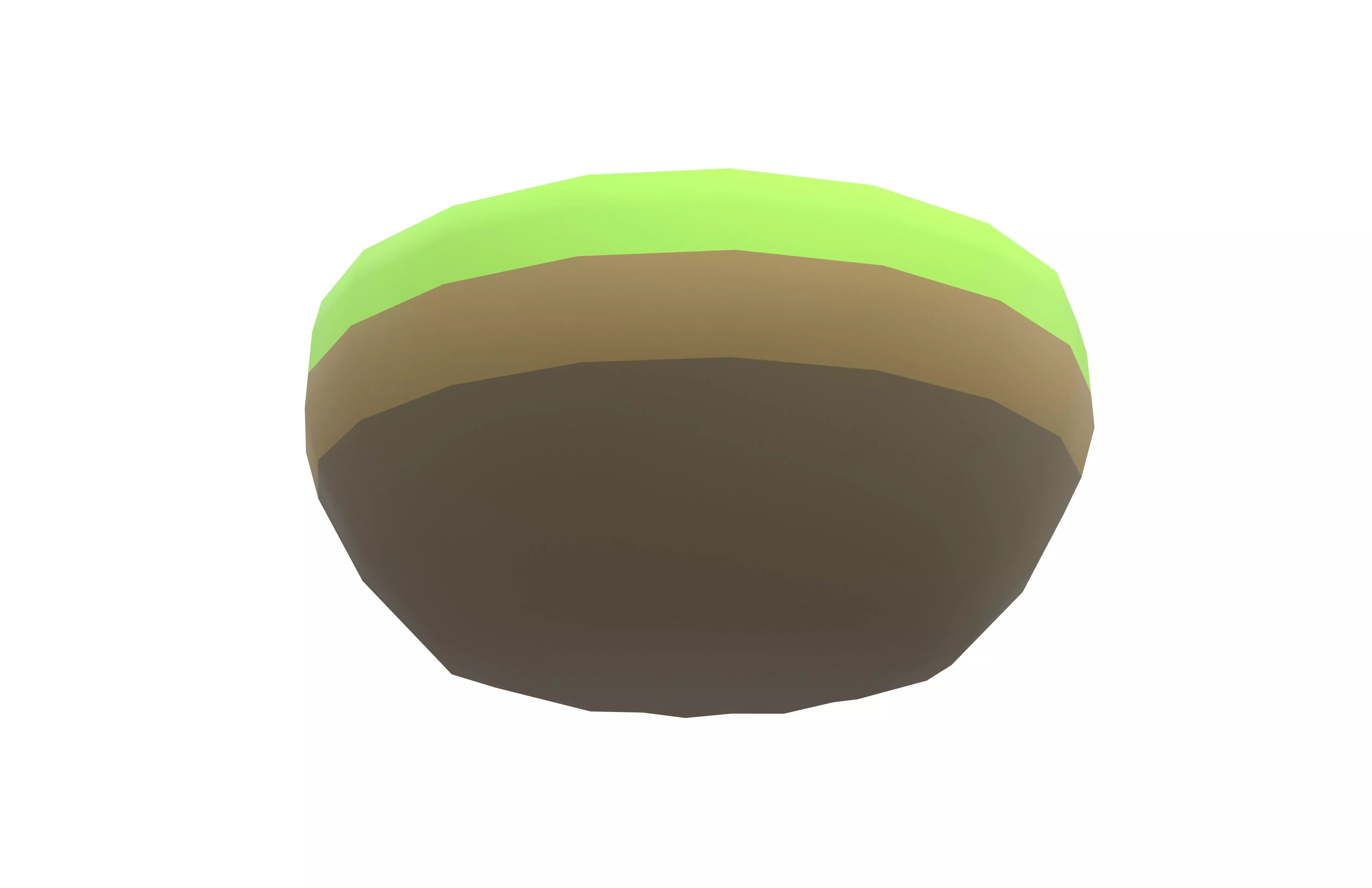 Jumping Game Rock Platform v1 001 Low-poly 3D model_3