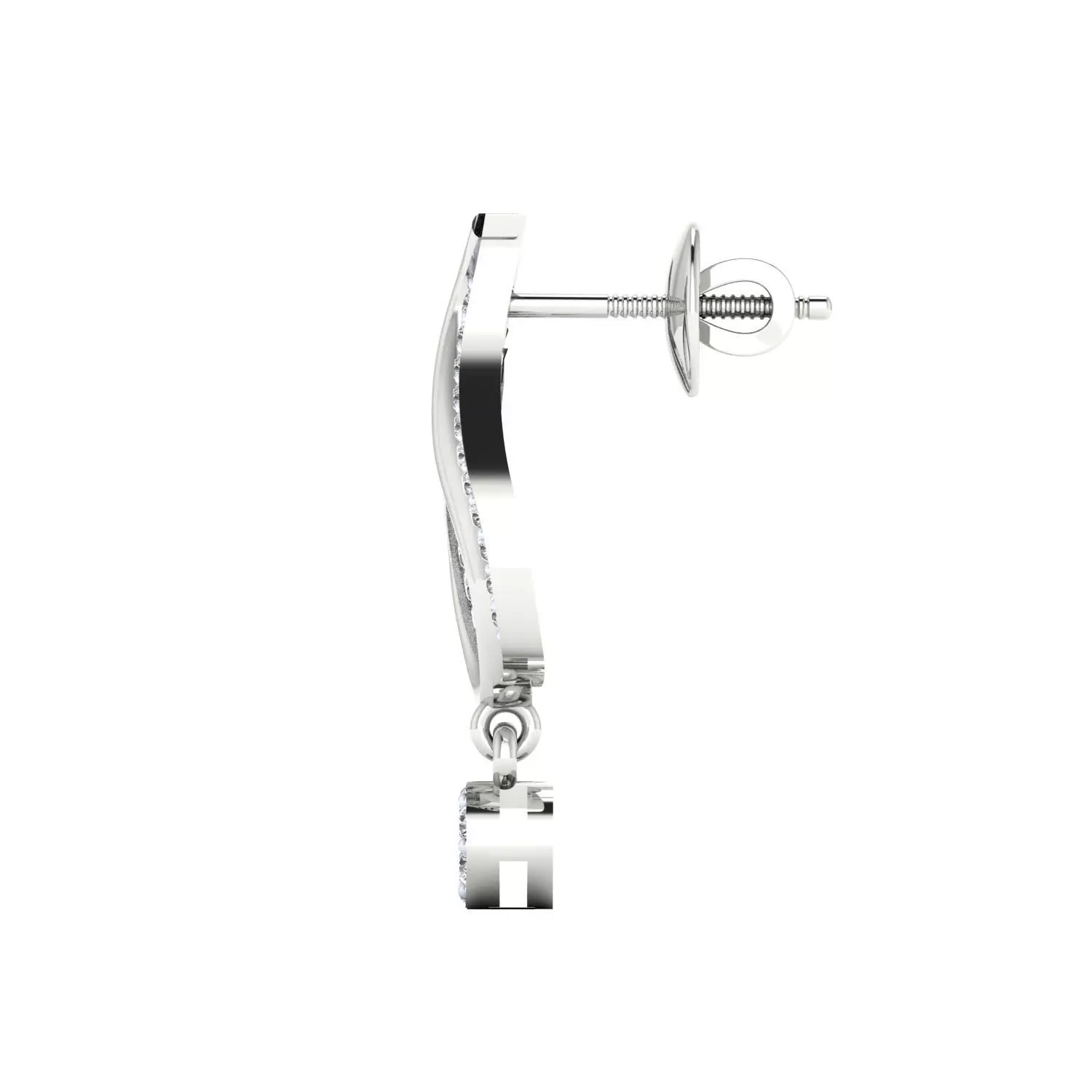 Women Earring Render 3dm STL SLC JCD OBJ FBX Details 3D print model_1