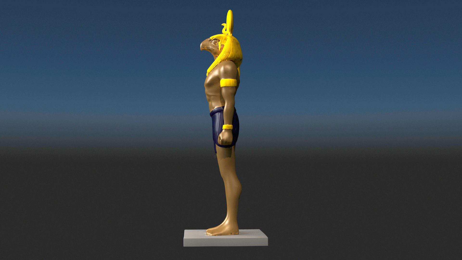 Ancient Statues 3D model_6