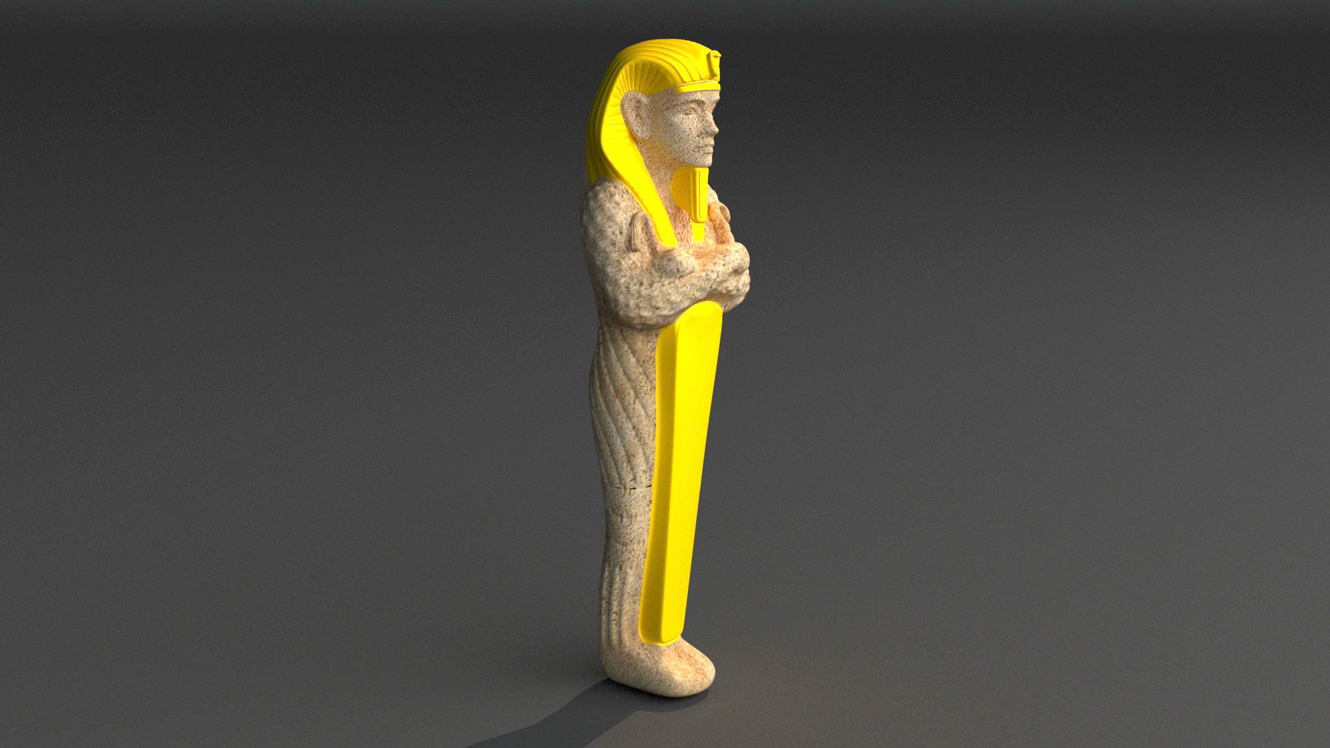 Ancient Statues 3D model_4