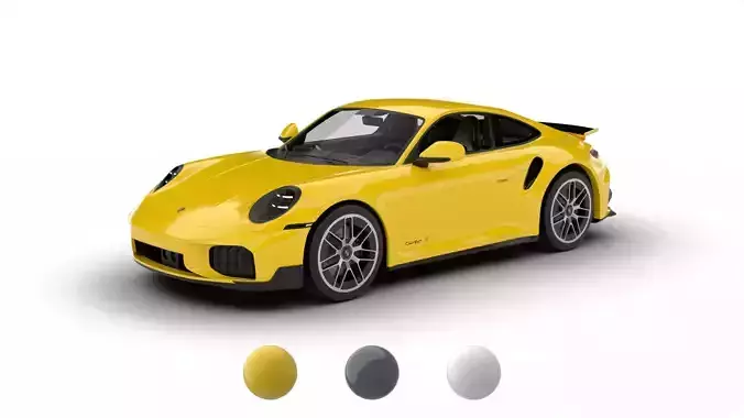Porsche 911 Carrera Turbo S Aero 2026 3d model
