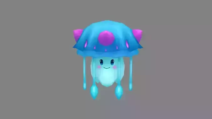 Cartoon jellyfish