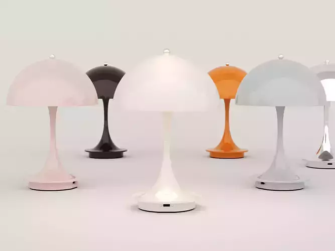Lamp table mini portable Panthella 