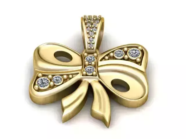Bow Ribbon Pendant