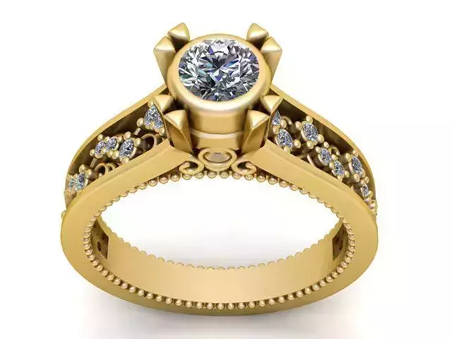 Royal Crown Engagement Ring