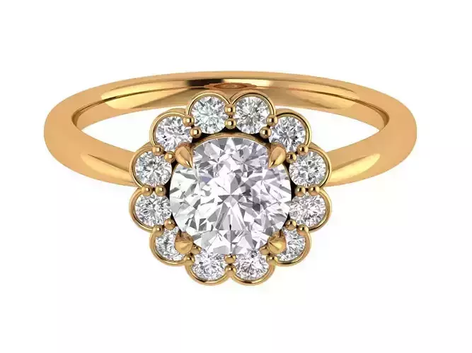Round Solitaire Ring