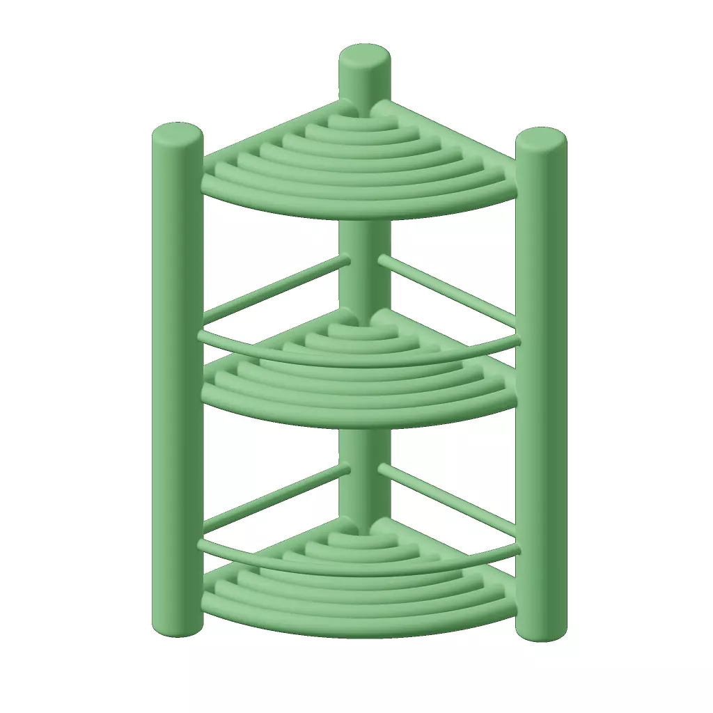 Plastic Premium Storage Rack Toy 3D model