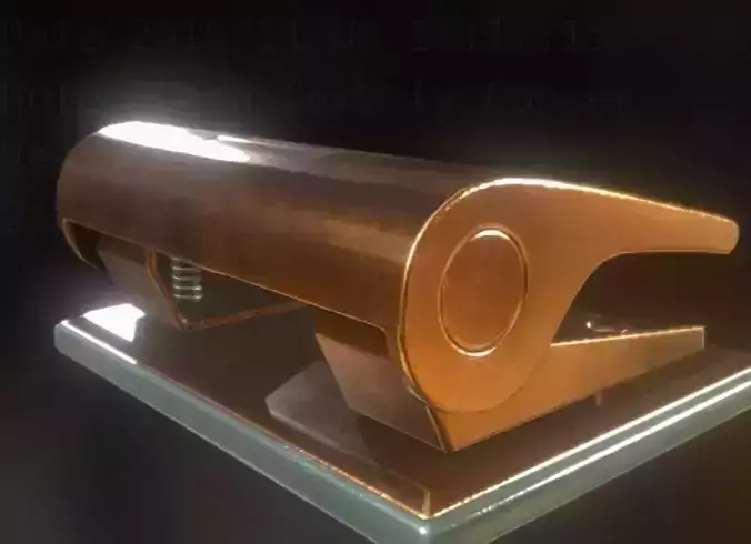 Hole Punch Copper Version Rigged And Animated Low-poly 3D model