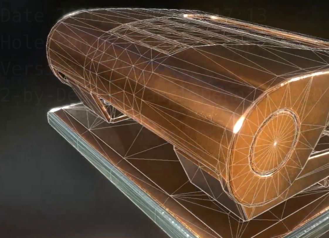 Hole Punch Copper Version Rigged And Animated Low-poly 3D model_20