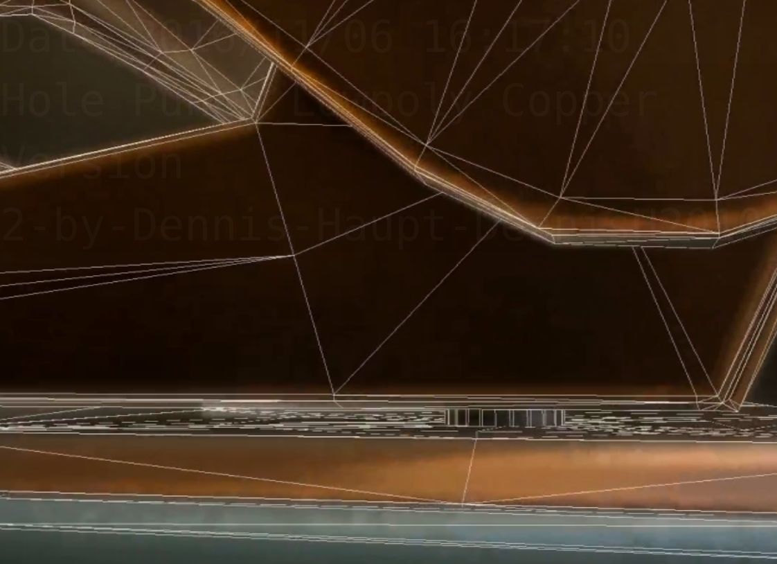 Hole Punch Copper Version Rigged And Animated Low-poly 3D model_27