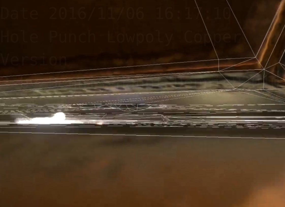 Hole Punch Copper Version Rigged And Animated Low-poly 3D model_28