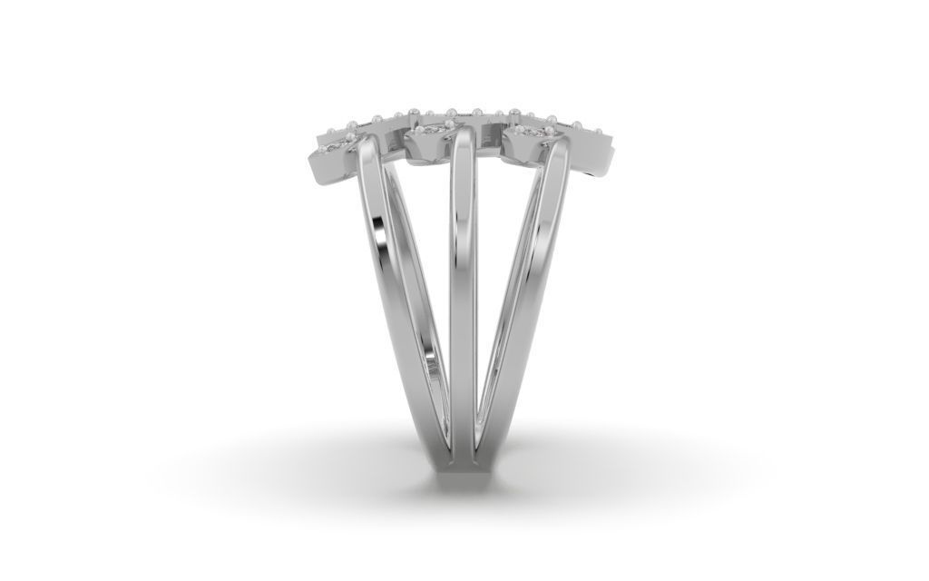 Ring Delicate Leaves - Jewelry 3D - AN-41 3D print model_3